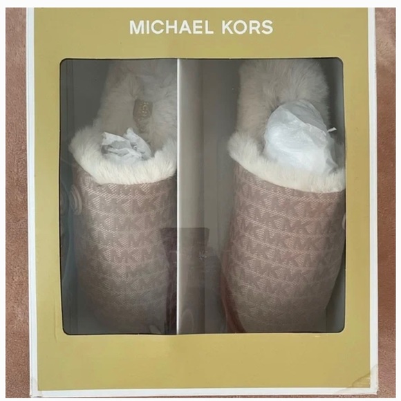 Janis Faux Fur-Lined Logo Jacquard Slipper - Picture 4 of 6